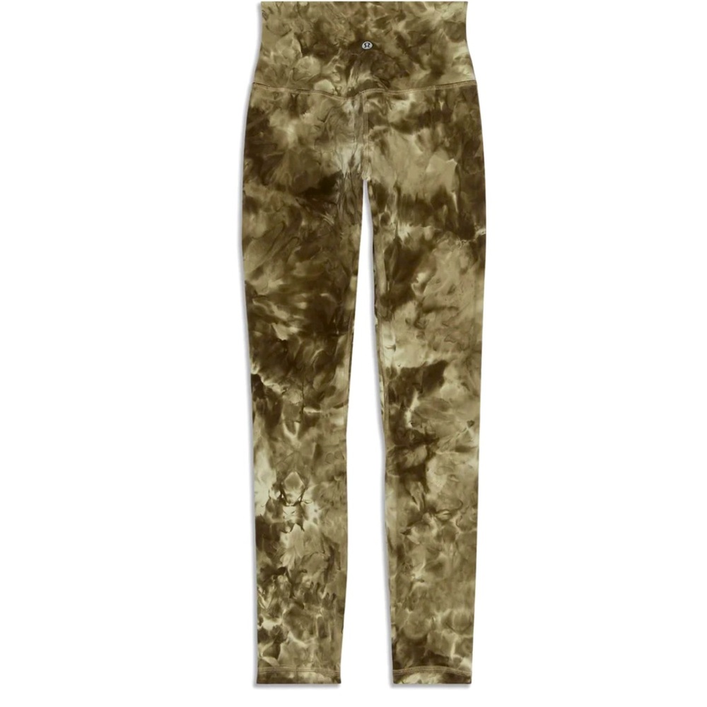 Lululemon Leggins Align High-Rise Pant Size 8 Diamond Dye Light Sage OLIVE